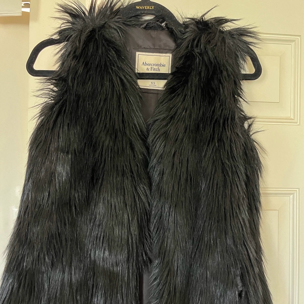 Faux fur vest